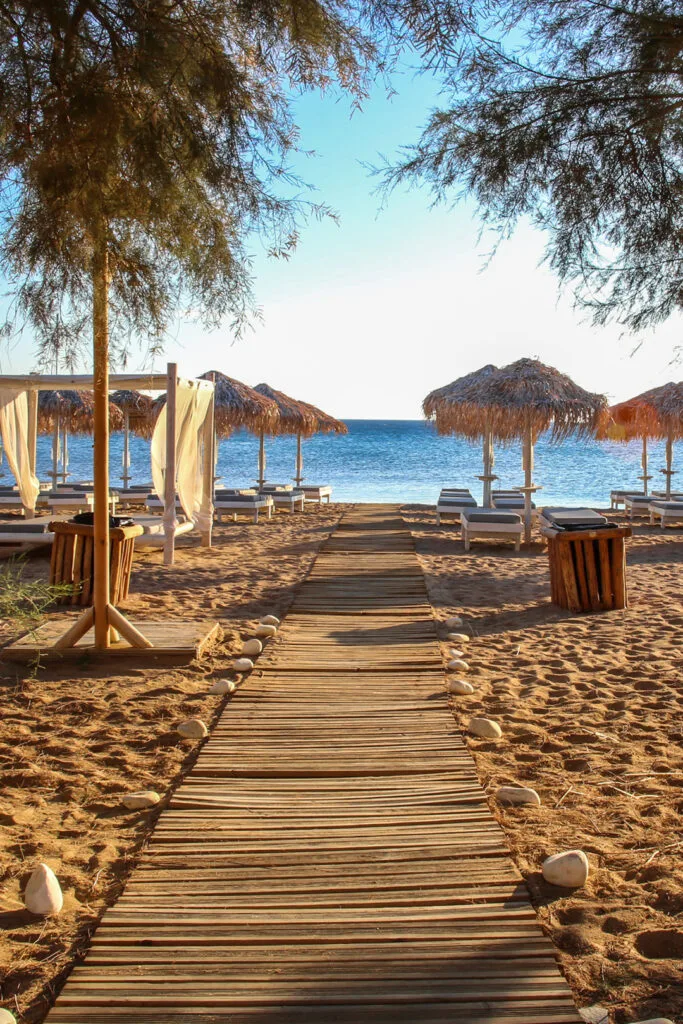 Beach hotel in Andros