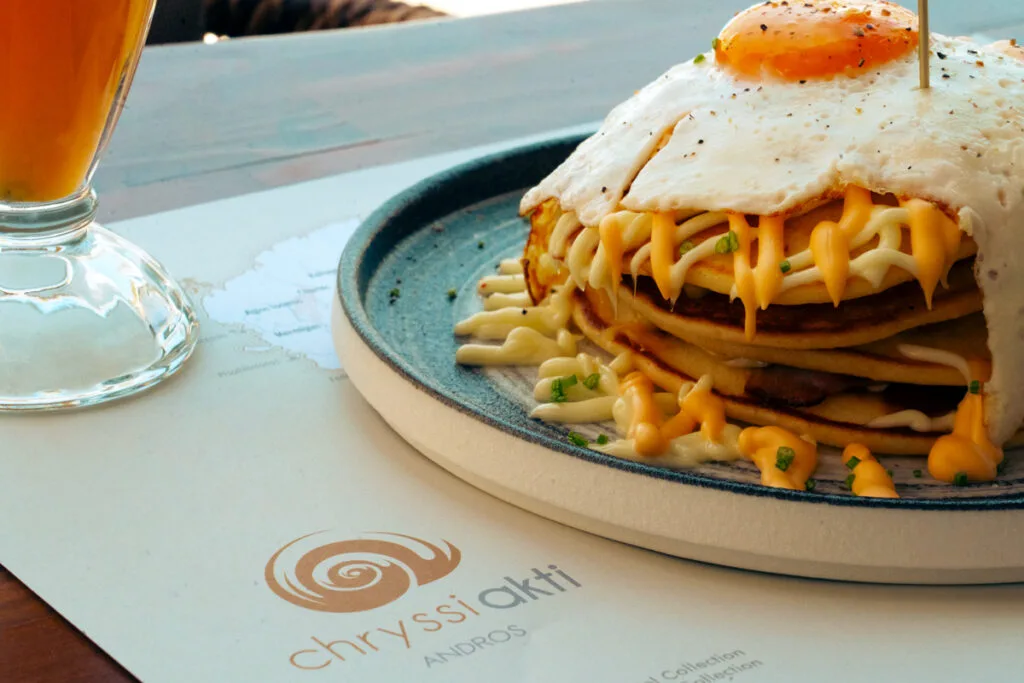 Hotel cuisine at Chryssi Akti