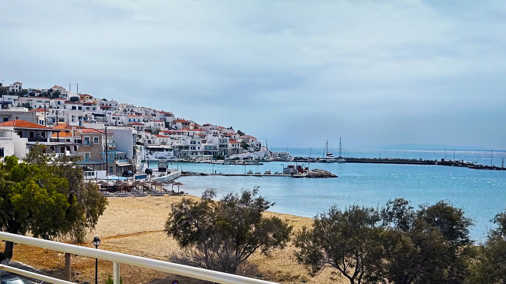 Superior Family Sea View — seafront view of Batsi Bay
