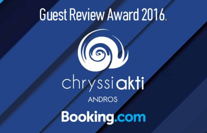 Guest Review Award 2016 by Booking.com